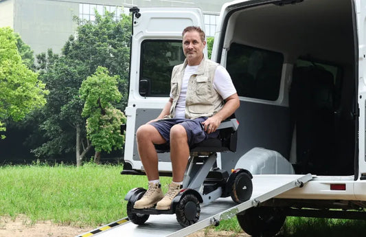 xsto m4 portable self-balancing wheelchair, lightweight for you to travel 